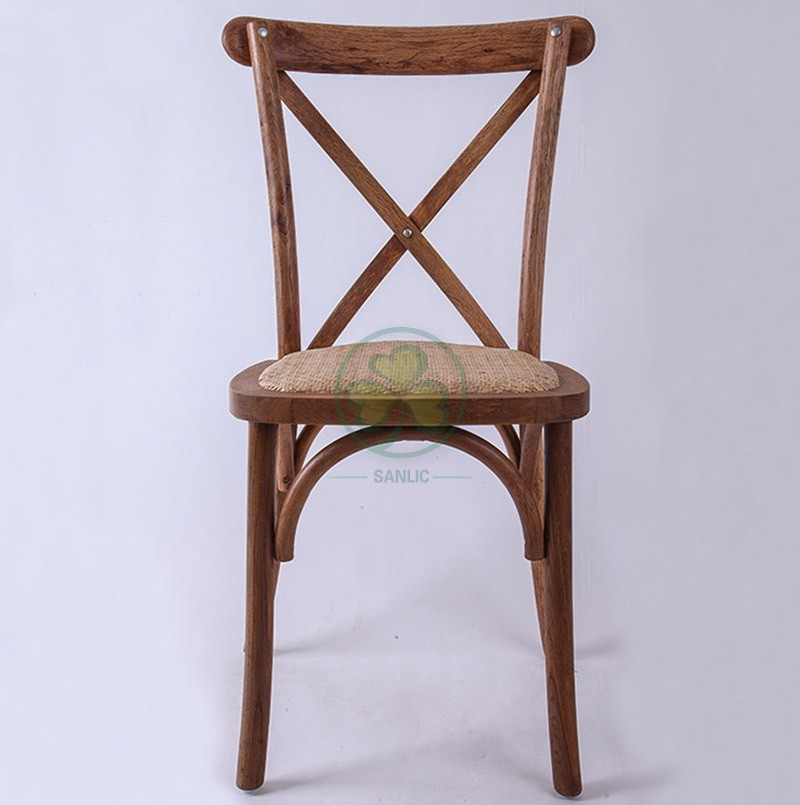 Wooden Cross Back Chair A 045