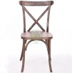 Wooden Cross Back Chair A 048